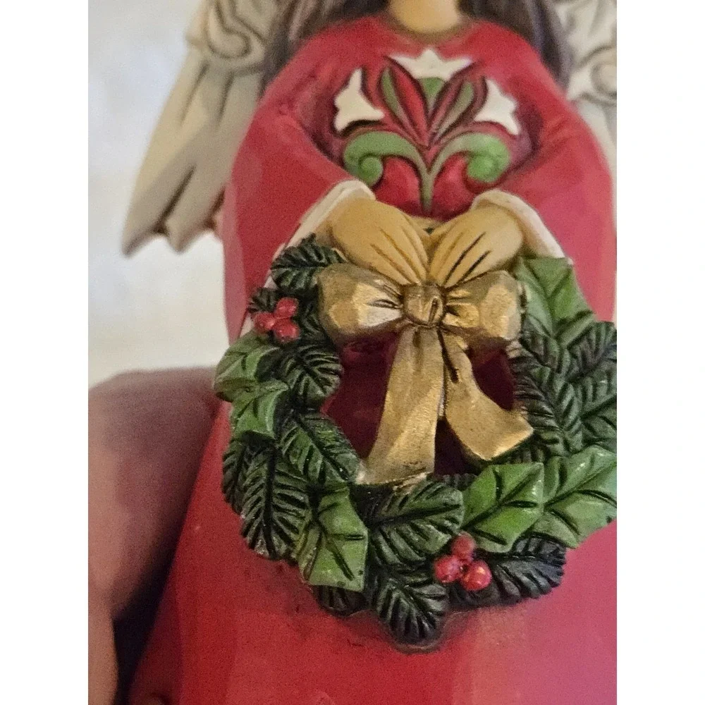 Jim Shore Joy To Our World Christmas Angel Figurine 5